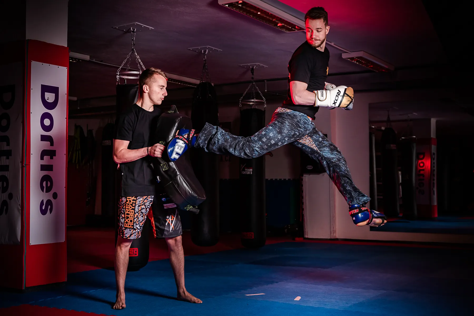 Kickboxing training at Eastside Gym